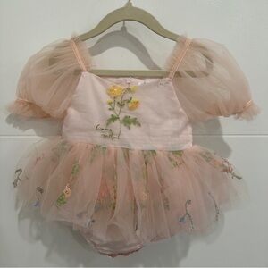Arabella and Rose  Baby Girl Tulle Romper